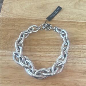 Jennifer Behr Silver Chunky Chain Necklace
